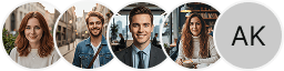 Multiple investor profile avatars on Lodestar Zinshold trading review block